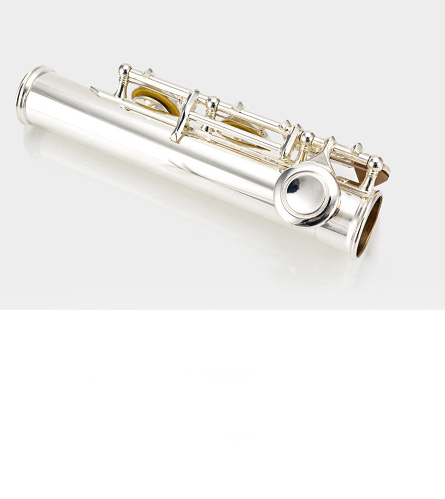 New Top Japan Flute Professional Cupronickel C Key 16 Hole  211 Silver Plated Musical Instruments With Case and Accessories