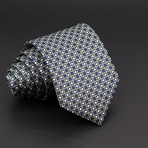 Novelty Ties Men&#39;s Formal 7cm Soft Silk Necktie Paisley Floral Dots Business Wedding Neck Tie Gravatas Daily Wear Accessory Gift