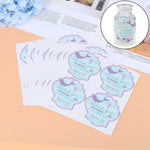 40pcs/pack Party Favors Mermaid Party  Birthday Party Decorations Thank You Sea Shell Label Mermaid Sticker