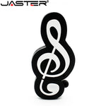 JASTER Music note pen drive  musical instrument usb flash drive pendrive 4GB 8GB 16GB 32GB cartoon memory stick U disk gift