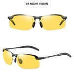 New Luxury Polarized Sunglasses For Men Women Vintage Driving Metal Men&#39;s Sun Glasses Designer Shades Man Fishing Goggles UV400
