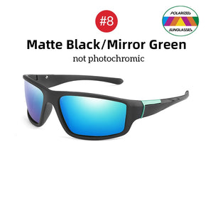 VIVIBEE Men Photochromic Sunglasses Black Sports Goggles Women Color Changing Polarized Driving 2022 Discoloration Sun Glasses