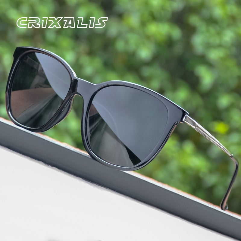 CRIXALIS Square Polarized Sunglasses For Women 2021 Brand Design Anti Glare Driving Retro Sun Glasses Men UV400 zonnebril heren