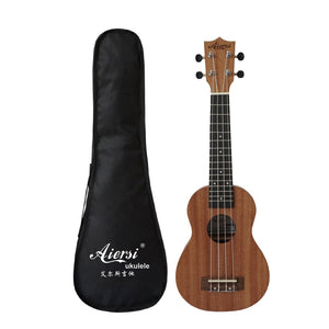 Aiersi full pack 21 inch ukelele mahogany Soprano ukulele guitar musical gifts instrument 4 string Hawaiian mini guitarra