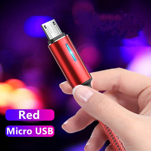 Micro USB Cable 5A LED Fast Charging Micro Data Cord For Huawei Samsung Xiaomi Android Mobile Phone Accessories Charger Cables