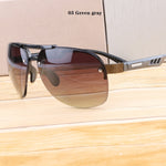 Classic Gradient Lens Sunglasses Men Women Luxury Driving Pilot Sunglasses Fashion Rimless Sun Glasses Female Male Eyewear UV400