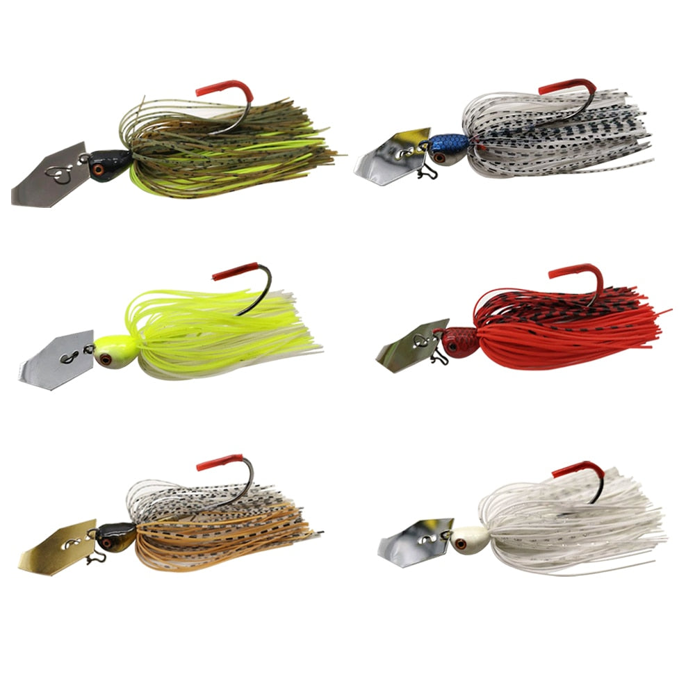 Mycena 14G/18G fishing lure Chatter bait spinner bait  Blade Jig Dancer Buzzbait wobbler chatterbait for bass pike walleye fish
