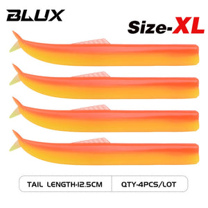 BLUX FLASH SAND EEL 14G/27G Soft Fishing Lure Tail Jig Head Hook Minnow Artificial Bait Saltwater Sea Bass Swimbait Tackle Gear