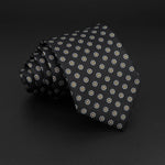 Novelty Ties Men&#39;s Formal 7cm Soft Silk Necktie Paisley Floral Dots Business Wedding Neck Tie Gravatas Daily Wear Accessory Gift
