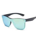 Luxury Over Size Glasses Women Anti-Reflective Mirror Sunglasses Square Plastic Eyeglasses Classic Women Men Sun Glasses Uv400