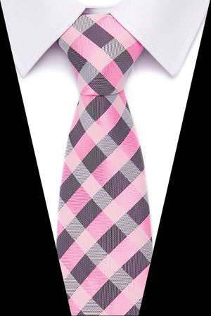 Luxury Wedding Ties 7.5cm Men&#39;s Classic Tie Silk Jacquard Woven Tie Set Business Necktie Accessories Men Necktie