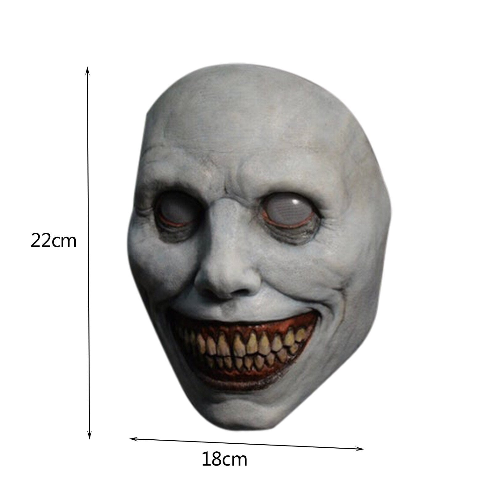 Creepy Halloween Mask Smiling Demons Horror Face Masks The Evil Cosplay Props Headwear Dress Up Party Clothing Accessories Gifts