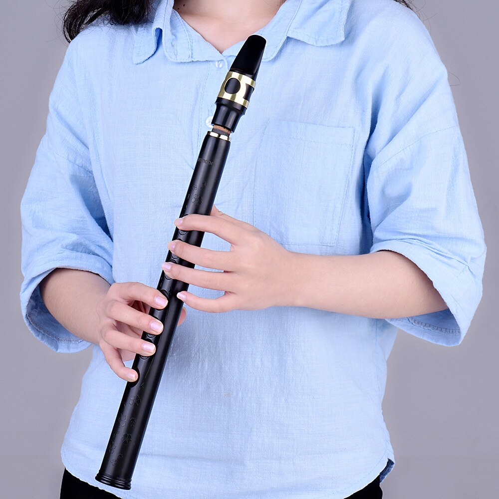 Black Saxophone Set Pocket Sax Mini Portable Saxophone Little Saxophone With Sax Reeds Carrying Bag Tooth Pastes for Beginners