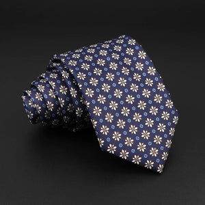 Novelty Ties Men&#39;s Formal 7cm Soft Silk Necktie Paisley Floral Dots Business Wedding Neck Tie Gravatas Daily Wear Accessory Gift