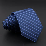 Fashion Men&#39;s Classic Stripe Ties Wedding Business Neckties Jacquard Narrow Tie Party Formal Suit Shirt Gravatas Accessory Gift