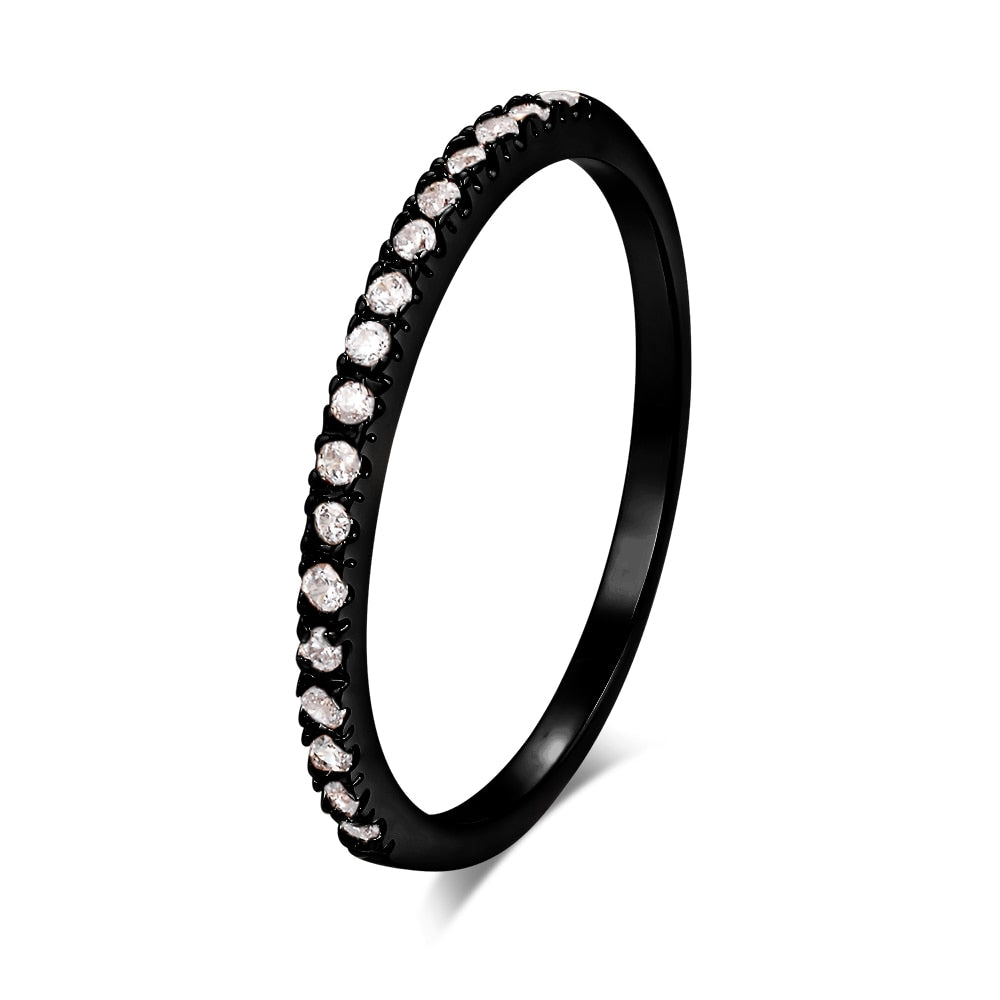 ZHOUYANG Love Cute Wedding Engagement Rings for Women Micro Pave CZ Crystal Sliver Color Dainty Ring Fashion Jewelry All Size