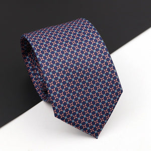 Novelty Ties Men&#39;s Formal 7cm Soft Silk Necktie Paisley Floral Dots Business Wedding Neck Tie Gravatas Daily Wear Accessory Gift