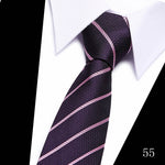 Classic 7cm Ties for Man Silk Tie Luxury Striped Plaid Checks Business Neck Tie for Men Suit Cravat Wedding Party Neckties