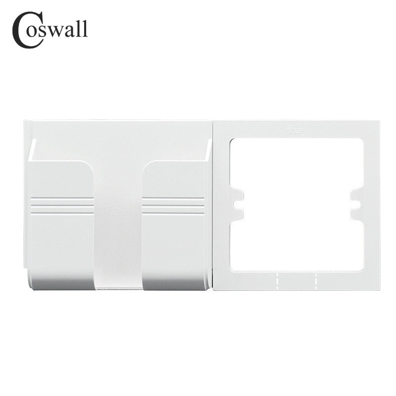 Coswall Wall Socket Phone Holder Smartphone Accessories Stand Support For Mobile Phone Apple Samsung Huawei Two Phone Holder