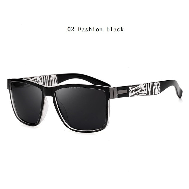 Men And Women High-Quality Polarized Sunglasses Fashion Pattern Retro Brand Designer Sun Glasses UV400 Anti-glare Mirror Eyewear