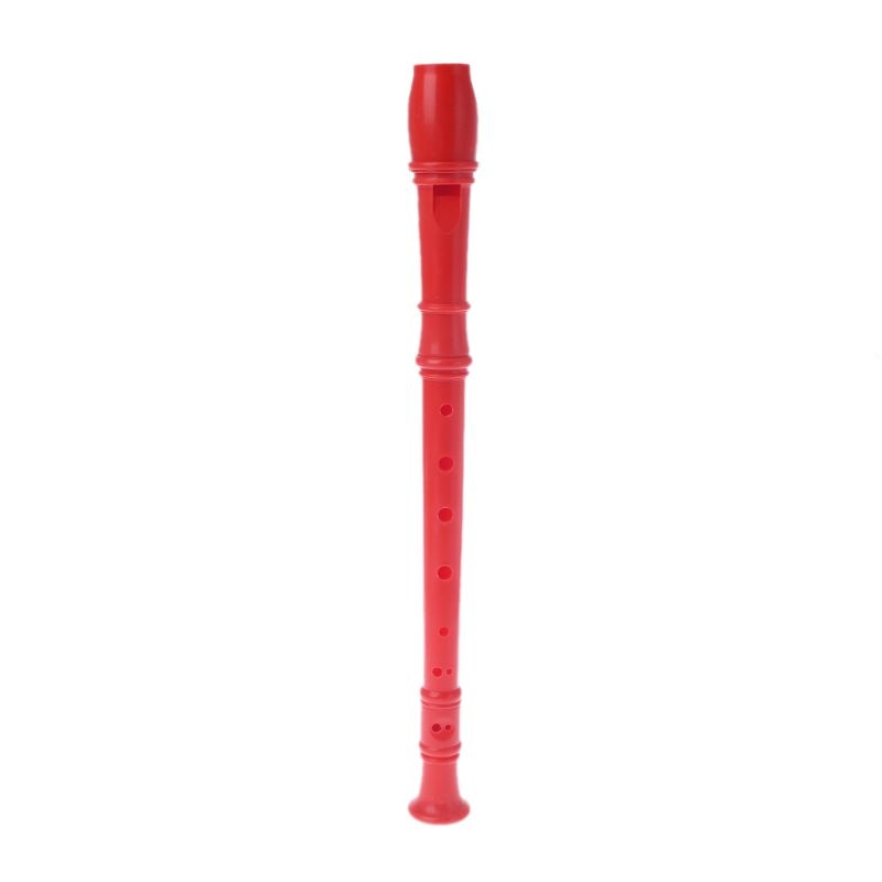Plastic Instrument Musical Soprano Recorder Long Flute 8 Holes