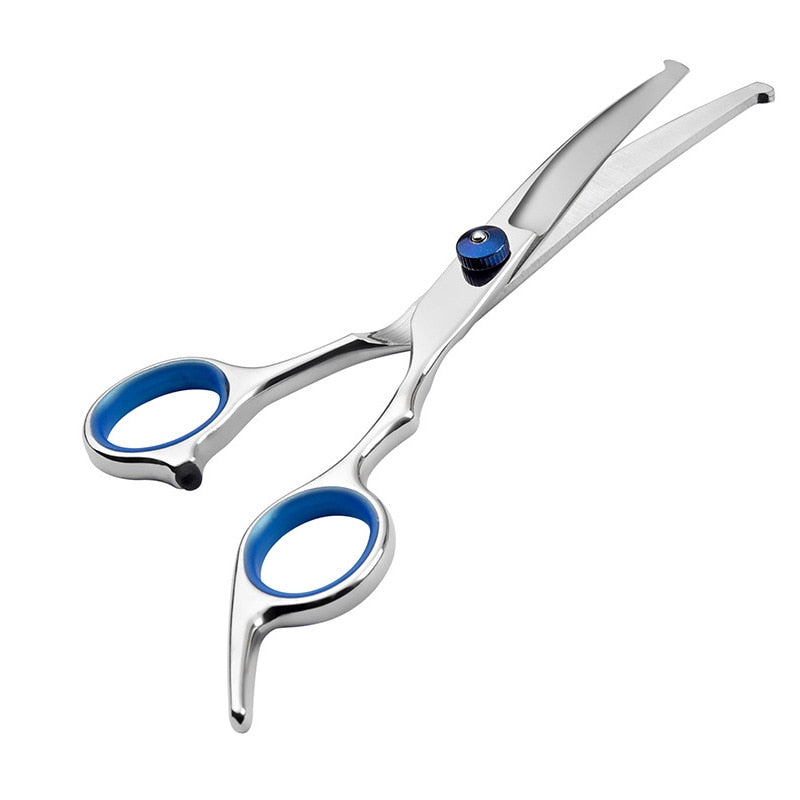 Safty Pet Grooming Scissors Round Head 6 Inch Professional Stainless Steel Dog Scissors Pets Shears Animal Cutting Portable Set