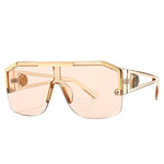 2021 New Fashion Big Square Sunglasses Men Style Gradient Trendy Driving Retro Brand Design Sun Glasses UV400 Wholesale Dropship