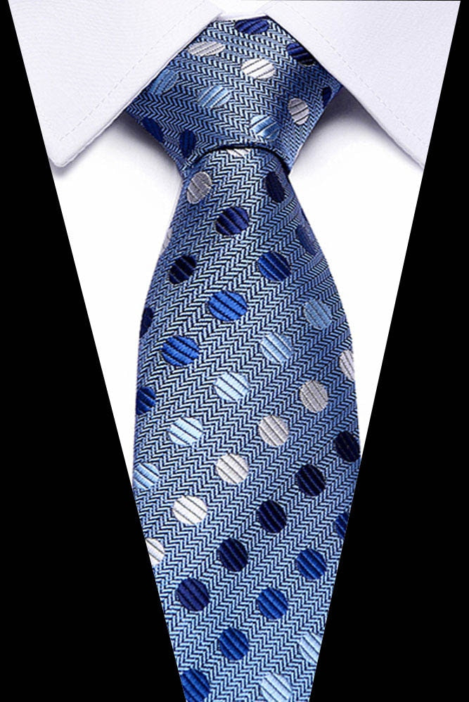 Luxury Wedding Ties 7.5cm Men&#39;s Classic Tie Silk Jacquard Woven Tie Set Business Necktie Accessories Men Necktie