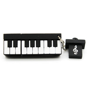 JASTER Music note pen drive  musical instrument usb flash drive pendrive 4GB 8GB 16GB 32GB cartoon memory stick U disk gift