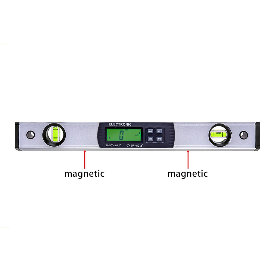 Digital Inclinometer Protractor Electronic Spirit level Bubble Box 360 degree Magnetic Goniometer Angle Slope Meter Ruler
