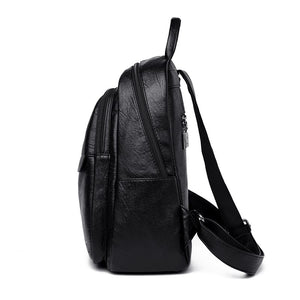 New 2020 Multifunction Vintage Women Backpacks High Quality Female Back Pack Ladies Shoulder Bag Ladies Leather Travel Backpack