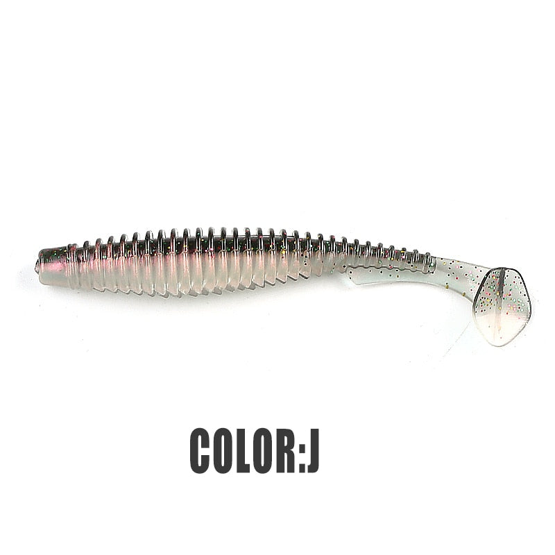 2022 supercontinent new t tail 51mm/76mm/101mm predator's soft lure, artificial lure for bass fishing With salt add fishy smel