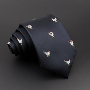 Novelty Men's Floral Tie Feather Red Blue Green Ties Leisure Business Daily Wear Wedding Party Dress Male Necktie Cravat Gift