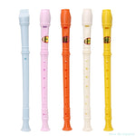 Plastic Instrument Musical Soprano Recorder Long Flute 8 Holes