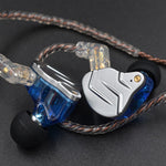 KZ ZSN Pro In Ear Earphones Hybrid technology 1BA+1DD HIFI Bass Metal Earbuds Sport Noise Cancelling Headset Monitor