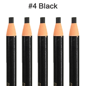 5pcs/Set Eyebrow Pencil Makeup Eyebrow Enhancers Cosmetic Art Waterproof Tint Stereo Types Coloured Beauty Tools Free Shipping