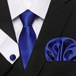 Men`s Tie Silk Red Plaid print Jacquard Woven Tie + Hanky + Cufflinks Sets For Formal Wedding Business Party Free Postage