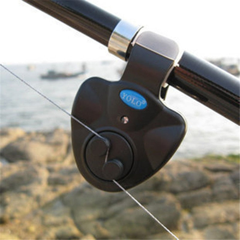 LED Light Fishing Alarms Portable Carp Bite Alarm Fishing Line Gear Alert Indicator Buffer Fishing Rod Loud Alarm
