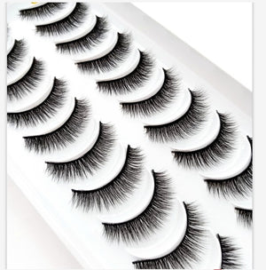 NEW 10 Pairs Natural False Eyelashes Fake Lashes Long Makeup 3d Mink Lashes Extension Eyelash Mink Eyelashes for Beauty 54