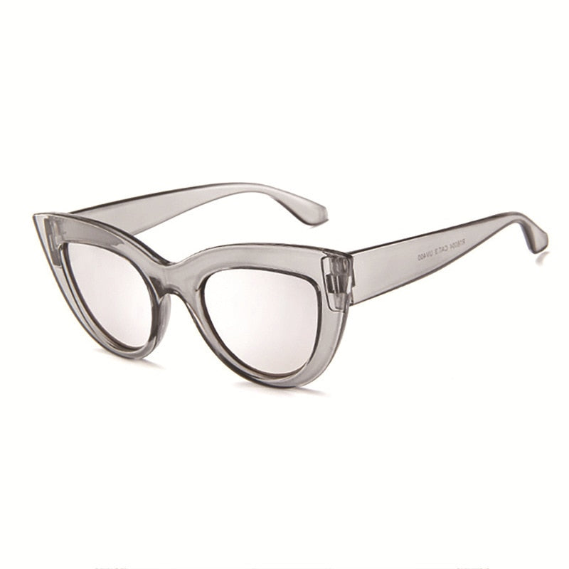 JIFANPAUL Brand Designer Vintage Cat Eye Sunglasses Female Trendy Glasses Personality Cat-eye Sunglasses Anti-blue Light UV400