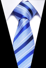 Luxury Wedding Ties 7.5cm Men&#39;s Classic Tie Silk Jacquard Woven Tie Set Business Necktie Accessories Men Necktie