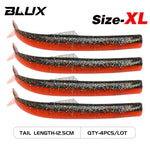 BLUX FLASH SAND EEL 14G/27G Soft Fishing Lure Tail Jig Head Hook Minnow Artificial Bait Saltwater Sea Bass Swimbait Tackle Gear