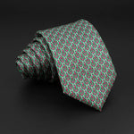 Novelty Ties Men&#39;s Formal 7cm Soft Silk Necktie Paisley Floral Dots Business Wedding Neck Tie Gravatas Daily Wear Accessory Gift