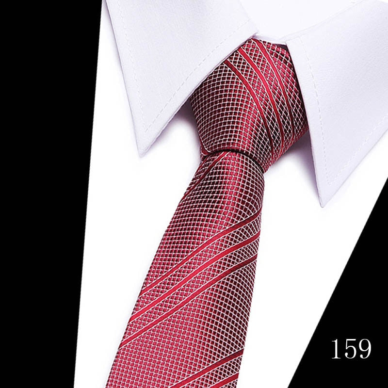 Classic 7cm Ties for Man Silk Tie Luxury Striped Plaid Checks Business Neck Tie for Men Suit Cravat Wedding Party Neckties