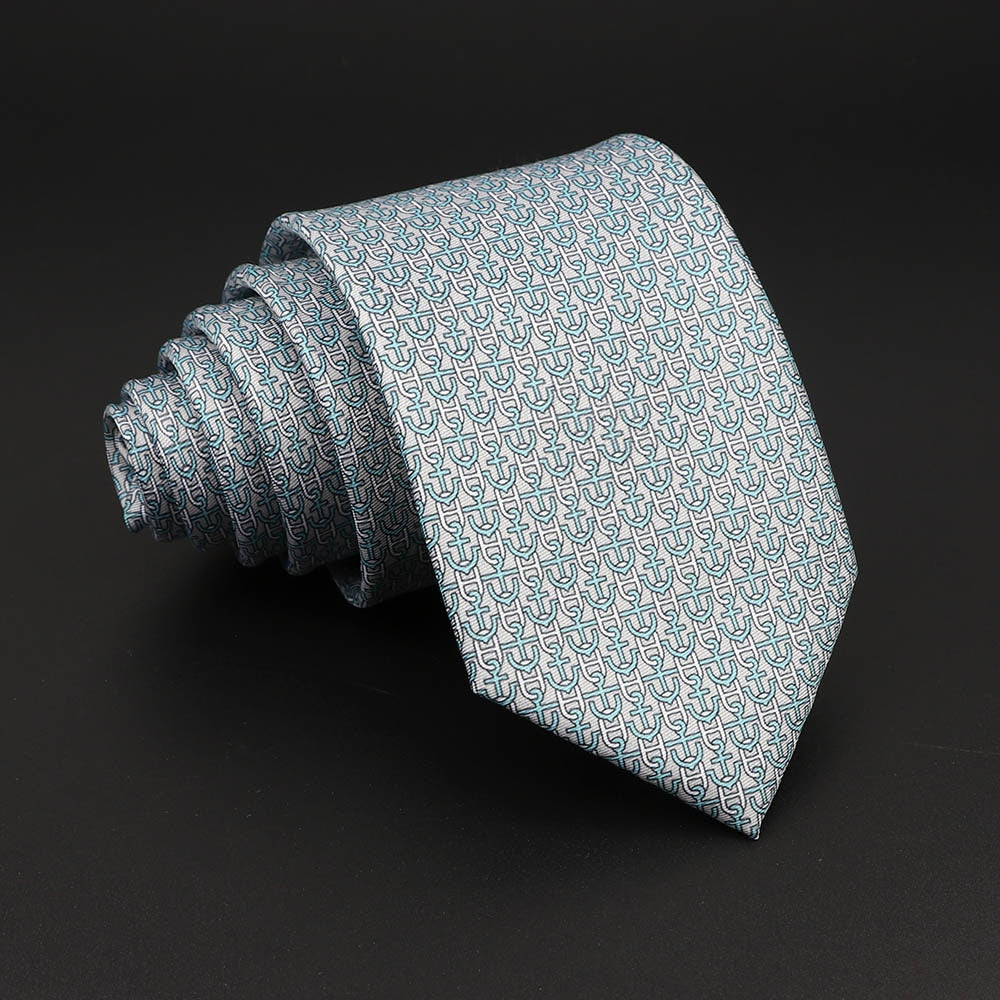 Novelty Ties Men&#39;s Formal 7cm Soft Silk Necktie Paisley Floral Dots Business Wedding Neck Tie Gravatas Daily Wear Accessory Gift