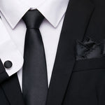 Men`s Tie Silk Red Plaid print Jacquard Woven Tie + Hanky + Cufflinks Sets For Formal Wedding Business Party Free Postage