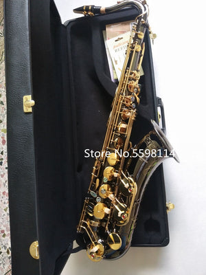 Brand Japanes T-901 B Flat Tenor saxophone Black Nickel Gold Musical instrument New Saxophone Professional