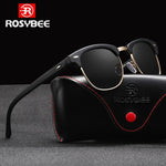 ROSYBEE UV400 Polarized Sunglasses Men Women Classic Cool Retro Sun Glasses Coating  Man Driving Shades Fashion Male Oculos