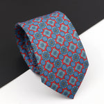 Novelty Ties Men&#39;s Formal 7cm Soft Silk Necktie Paisley Floral Dots Business Wedding Neck Tie Gravatas Daily Wear Accessory Gift