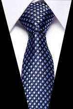 Luxury Wedding Ties 7.5cm Men&#39;s Classic Tie Silk Jacquard Woven Tie Set Business Necktie Accessories Men Necktie